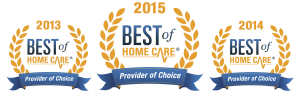 Best of Home Care Provider of Choice - 2013 to 2015