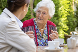 senior care discussion on home care